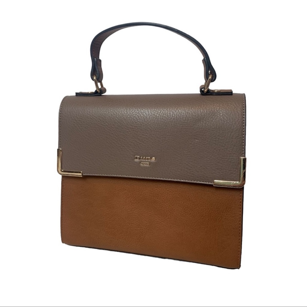 DUNE London | Crossbody Leather Satchel